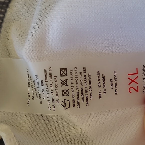 Gray Cross Strap Tankini Top & Bottoms NWOT - Picture 10 of 10